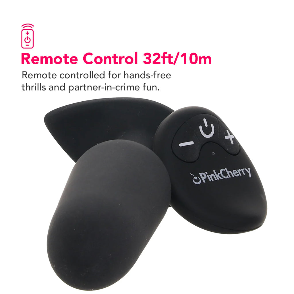 PinkCherry Remote Control Vibrating Butt Plug Anal Sex Toys > Butt Plugs