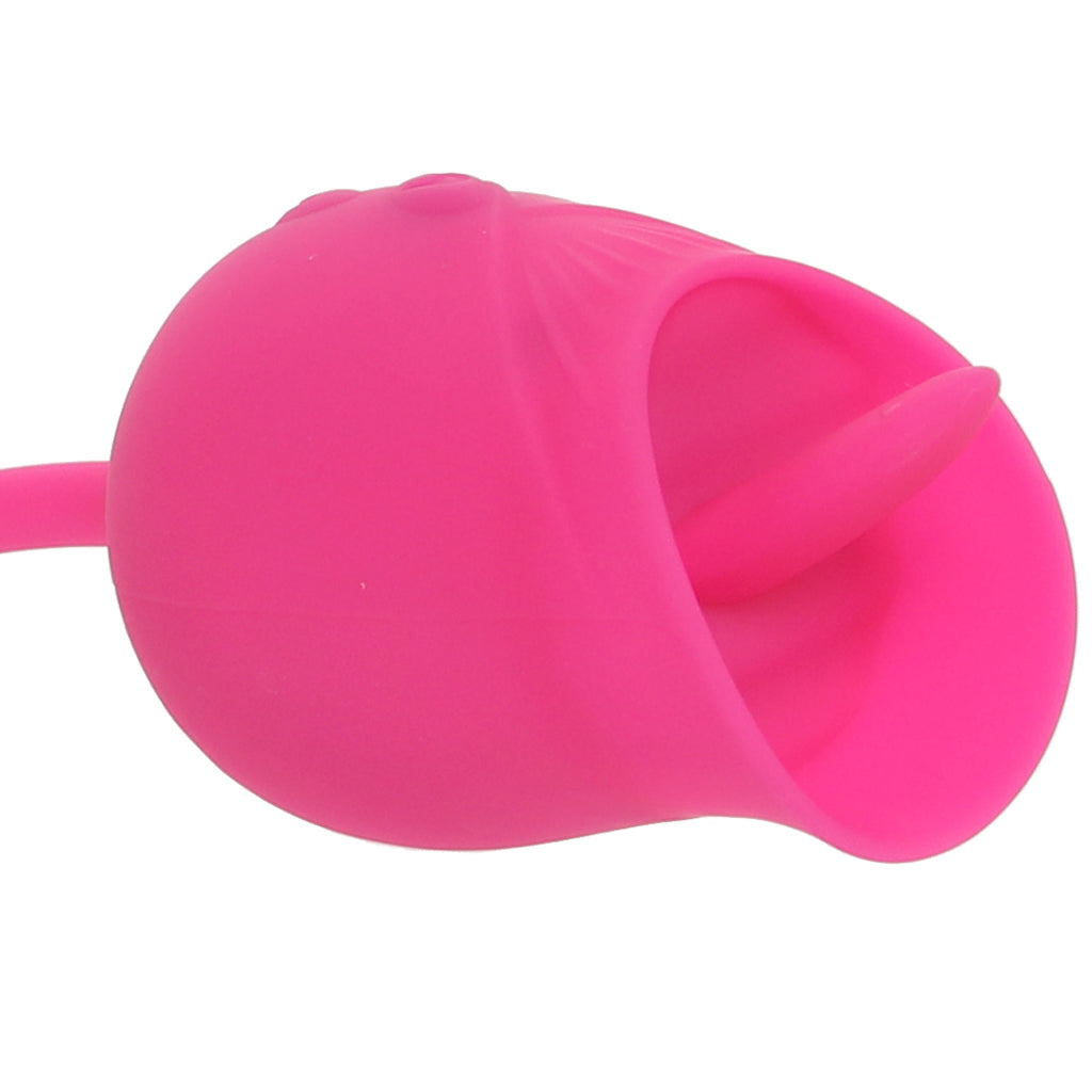 Pink Pussycat Licking Rose Vibe Vibrators > Clitoral Stimulators
