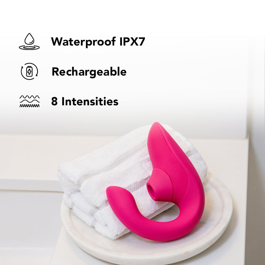 Womanizer Blend Dual Stimulator in Pink Vibrators > G-Spot Vibrators