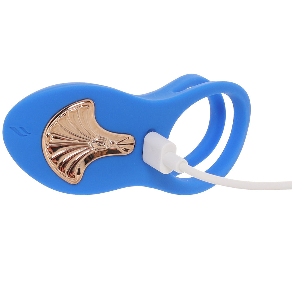 Gold Glam Vibrating Cock Ring