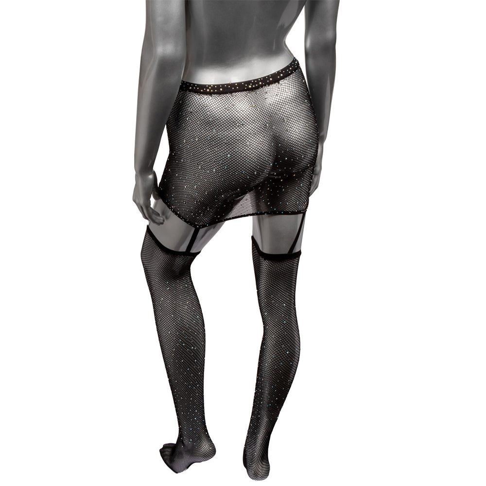 Radiance One Piece Gartered Skirt and Stockings XL Lingerie > Lingerie