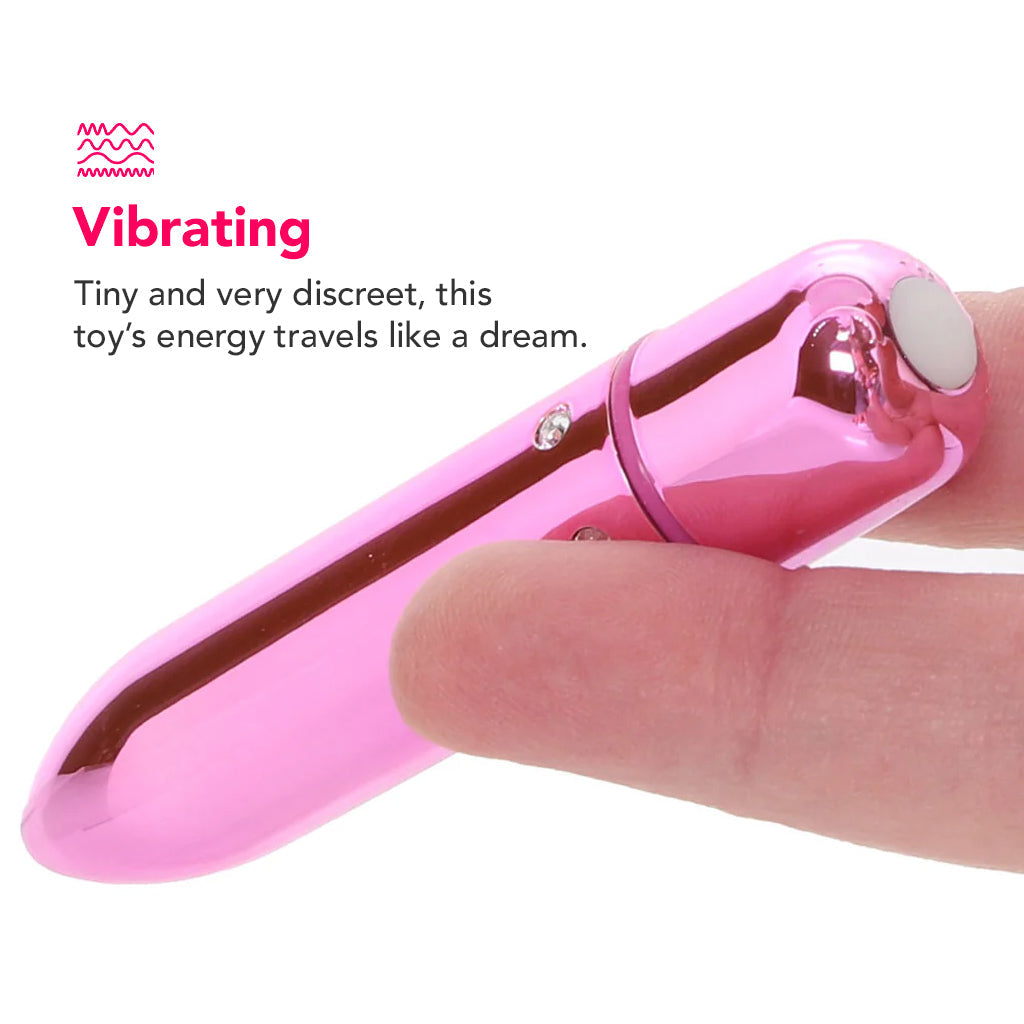 Crystal High Intensity Bullet Vibe in Pink Vibrators > Bullet and Egg Vibrators