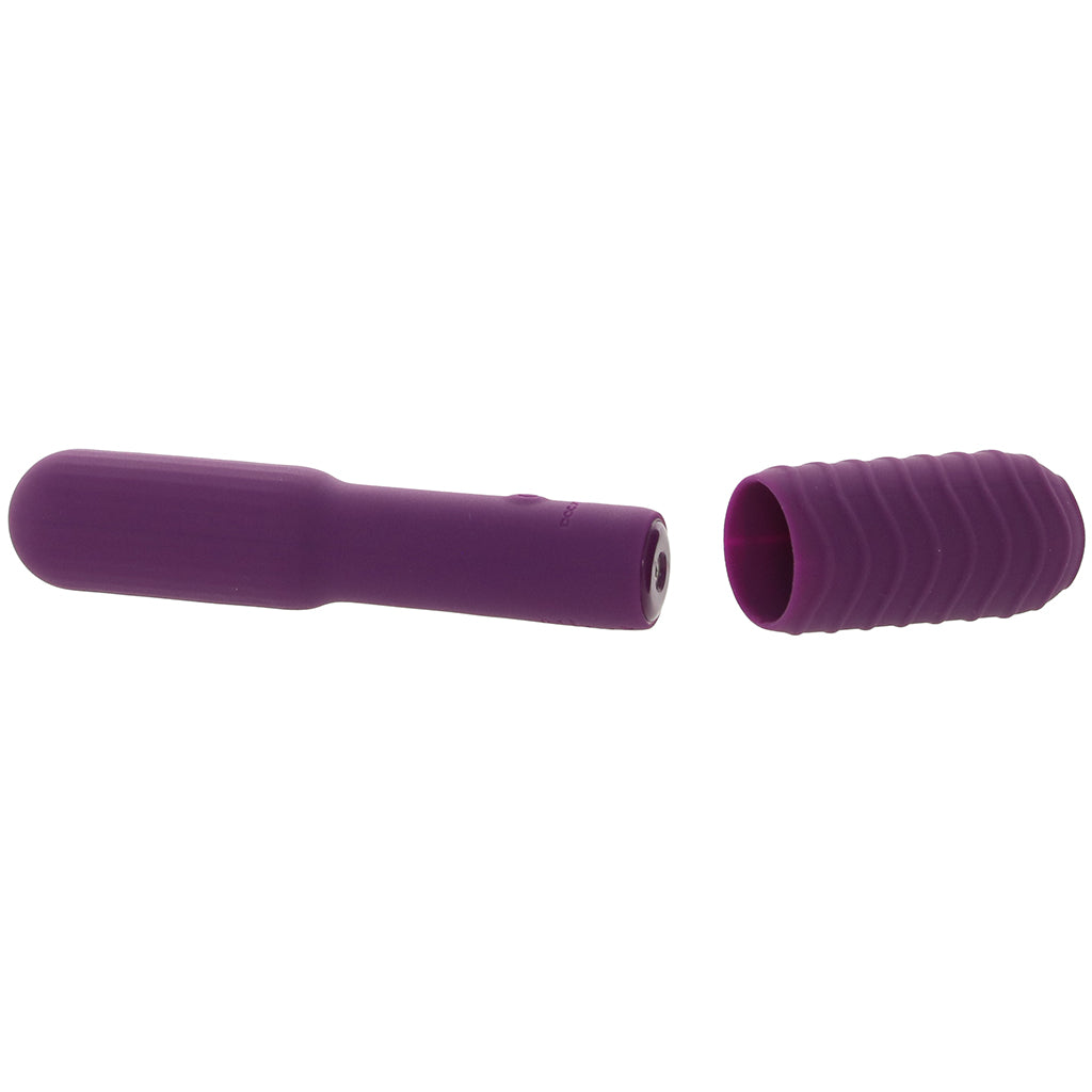 Pocket Rocket Elite Vibe with Texture Sleeve in Purple Vibrators > Bullet and Egg Vibrators