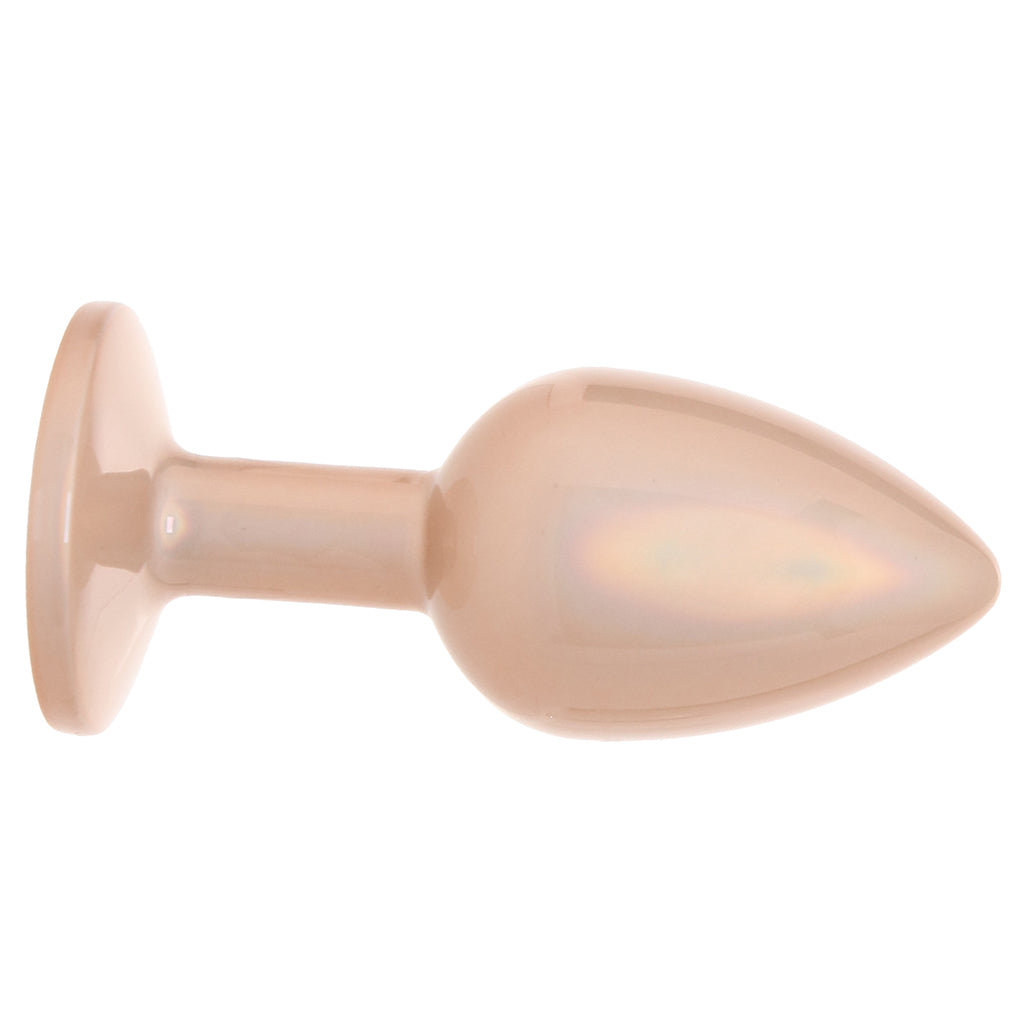 Rear Assets Small Metal Butt Plug in Champagne Anal Sex Toys > Butt Plugs