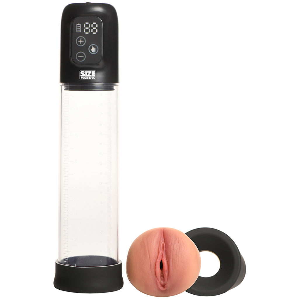 Size Matters Sucking Penis Pump and Stroker Male Enhancement > Penis Pumps