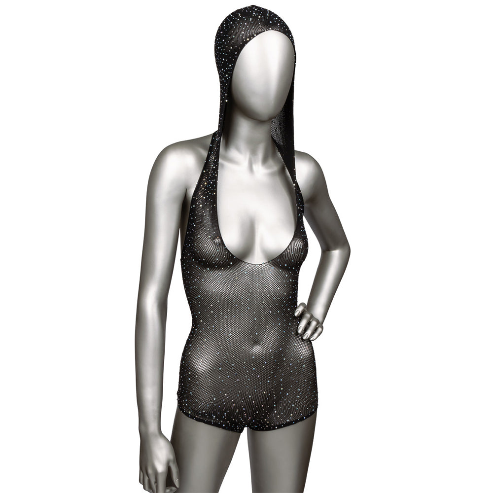Radiance Hooded Deep V Bodysuit XL Lingerie > Lingerie
