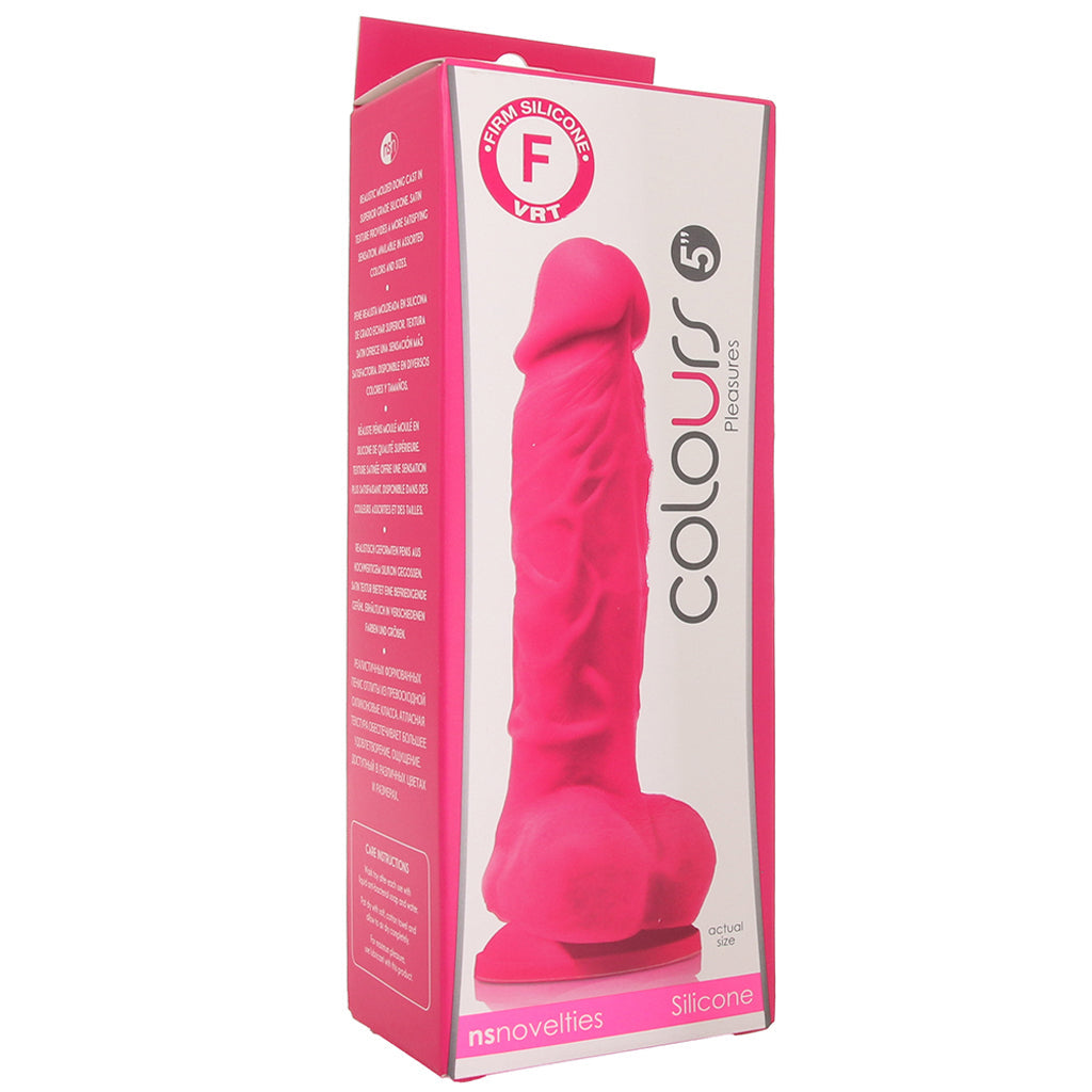 Small Silicone Colours Dildo in Pink Dildo Sex Toys > Realistic Dildos