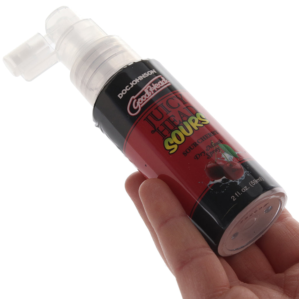GoodHead Juicy Head Sours Mouth Spray 2oz/59ml in Cherry Lubes and Lotions > Flavored Sex Lubes