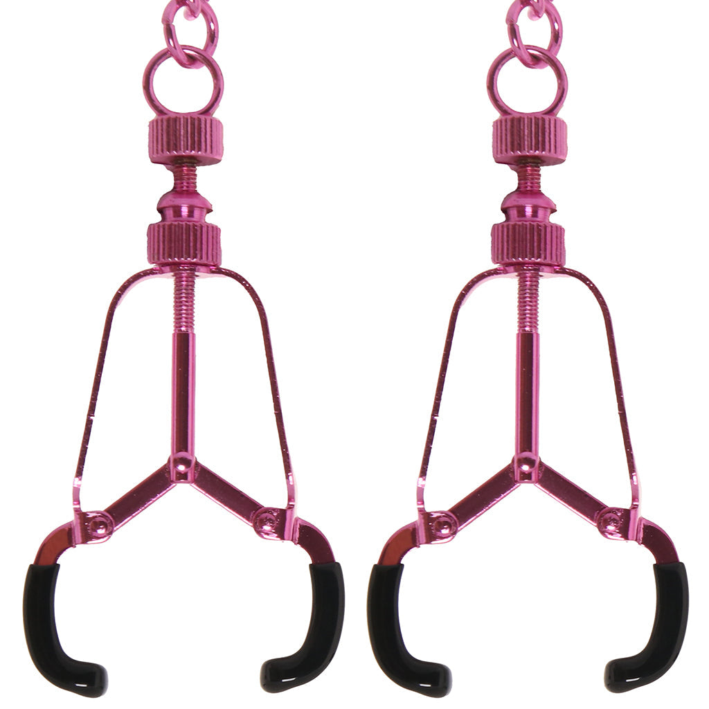 Ouch! Helix Nipple Clamps in Pink Bondage and Fetish > Nipple Stimulators & Clamps