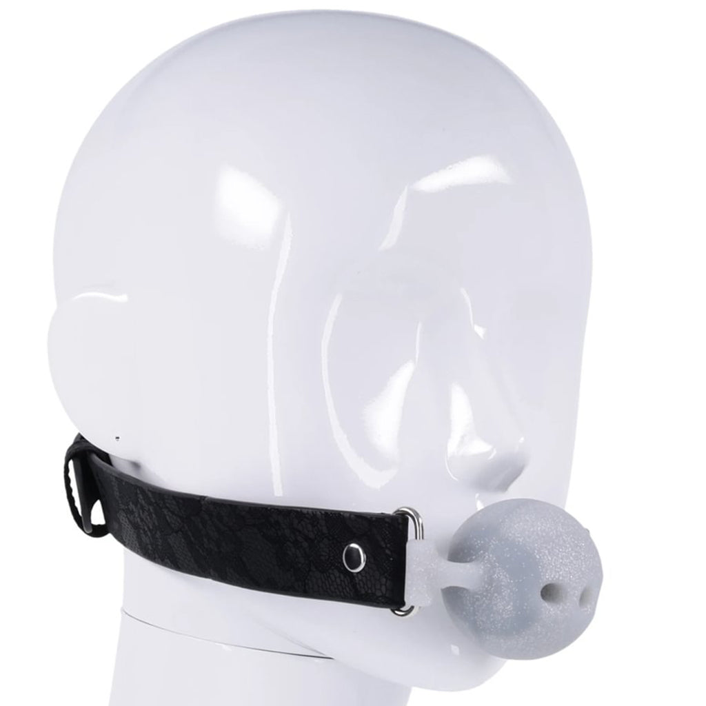 Sex & Mischief Lace Silicone Breathable Ball Gag Bondage and Fetish > Ball Gags & Mouth Restraints