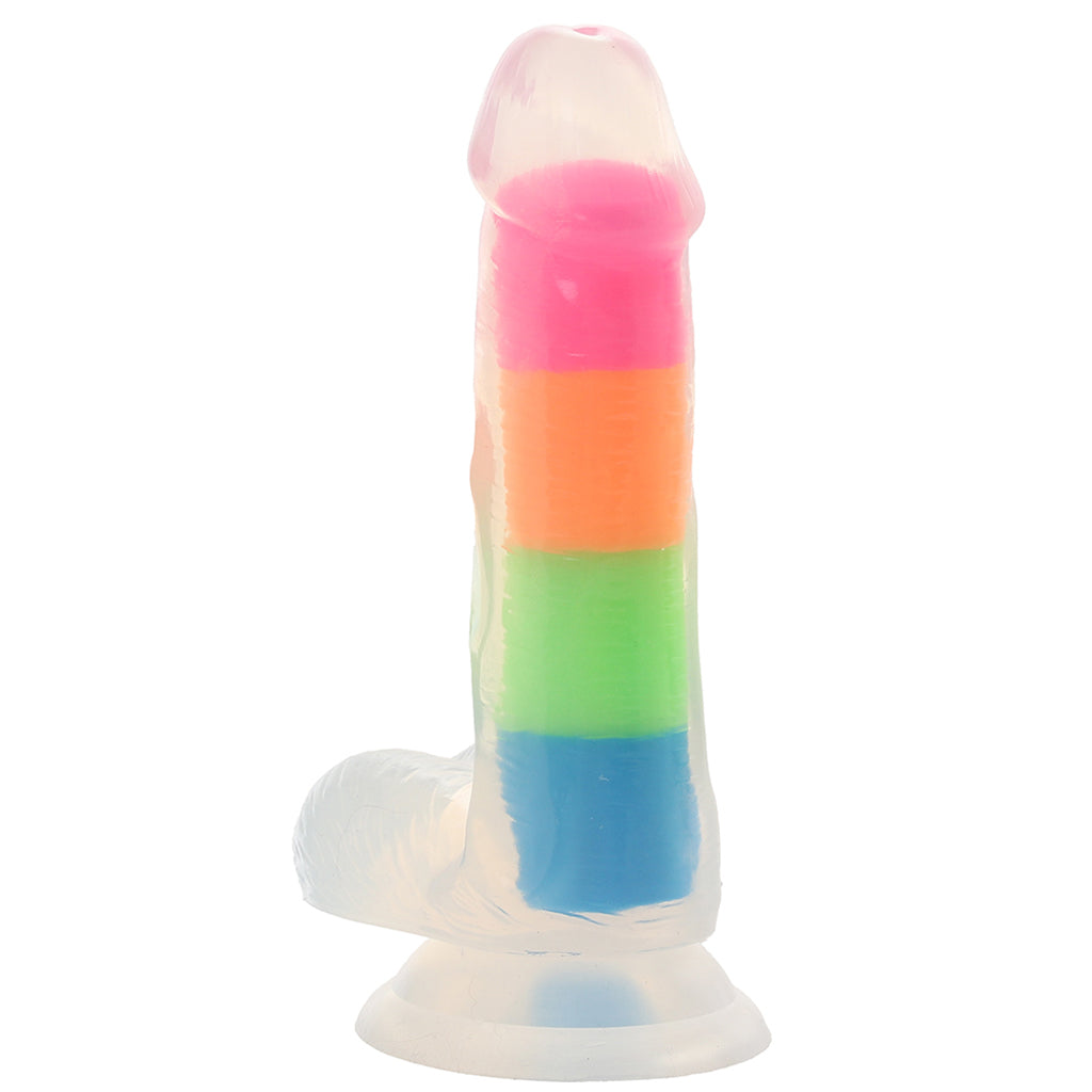 Neo Elite Rainbow Rave 6.5 Inch Dildo Dildo Sex Toys > Realistic Dildos