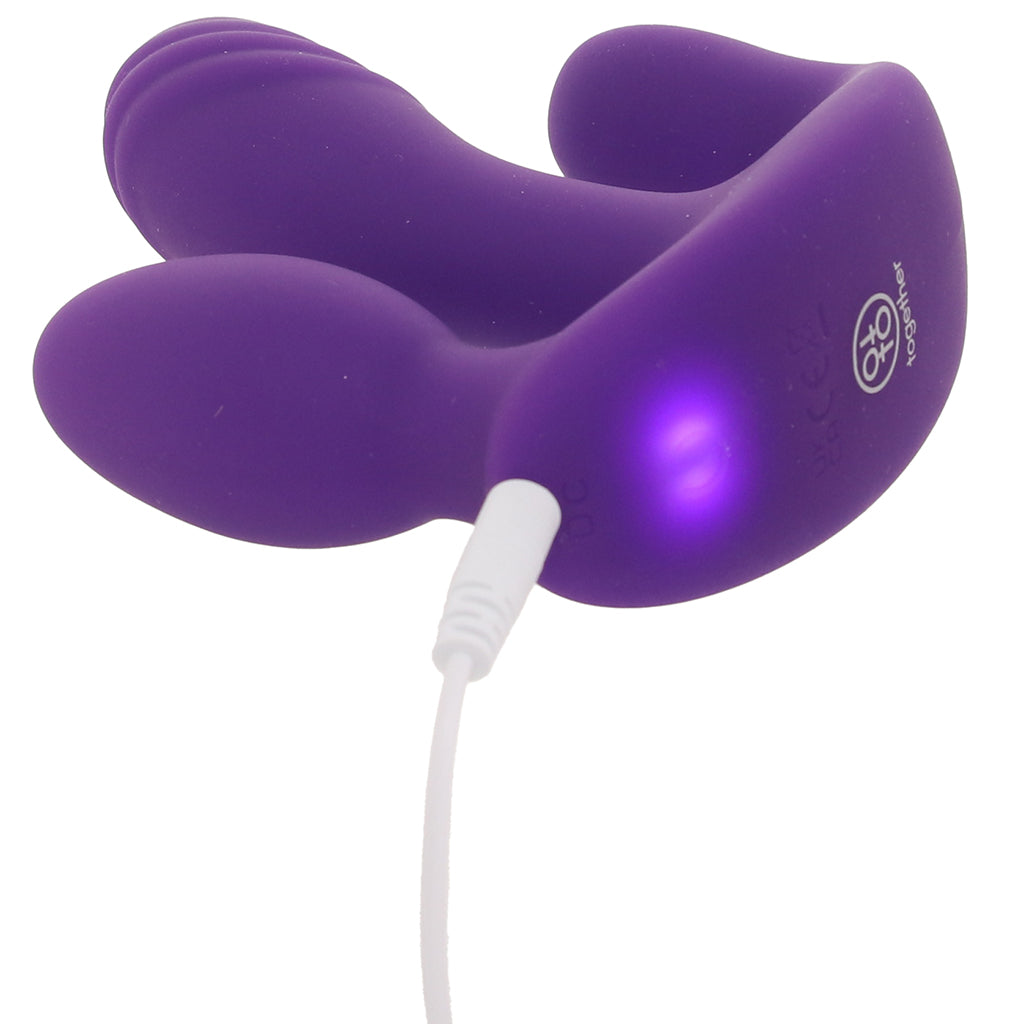 Together Blended Pleasure Triple Prong Vibe Vibrators > G-Spot Vibrators