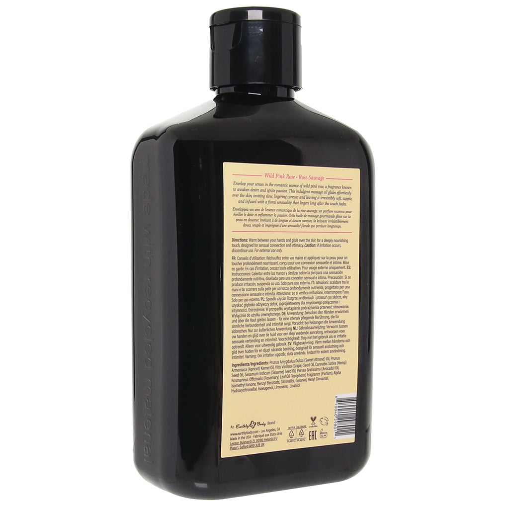 At Night Massage Oil 8.4oz/250ml in Wild Pink Rose Lubes and Lotions > Erotic Massage Oils