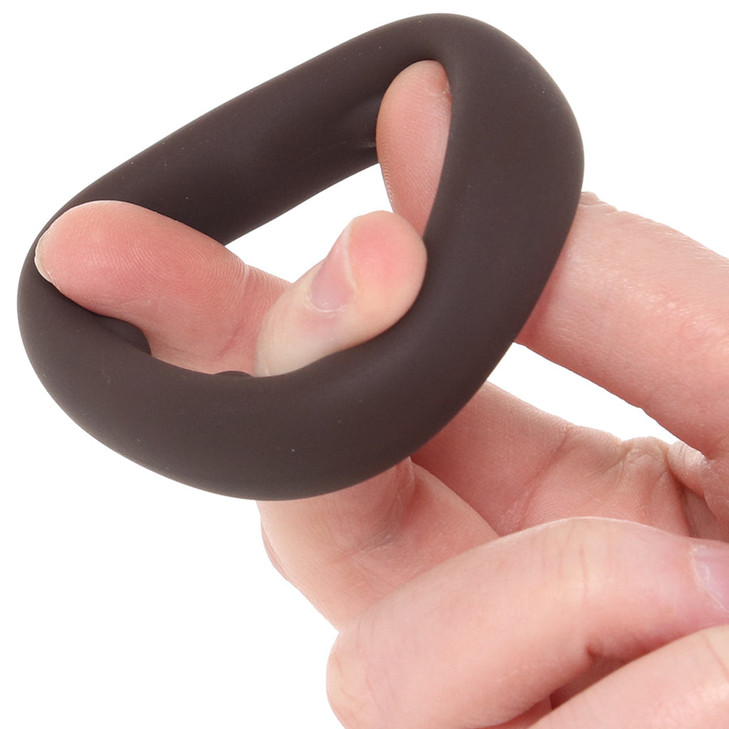 Gunner Liquid Silicone Super Stretch C-Ring in Dark Cock Rings