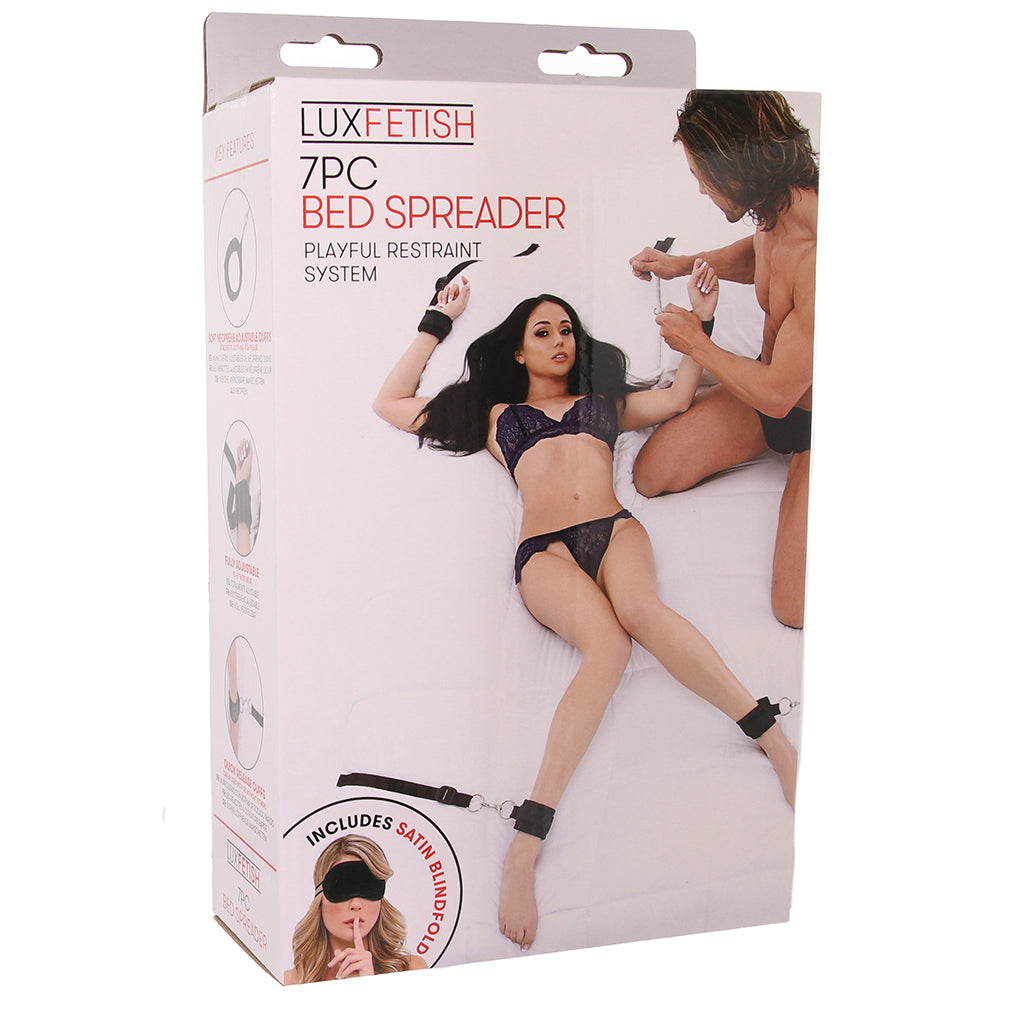 7 Piece Bed Spreader Restraint System Bondage and Fetish > Restraints