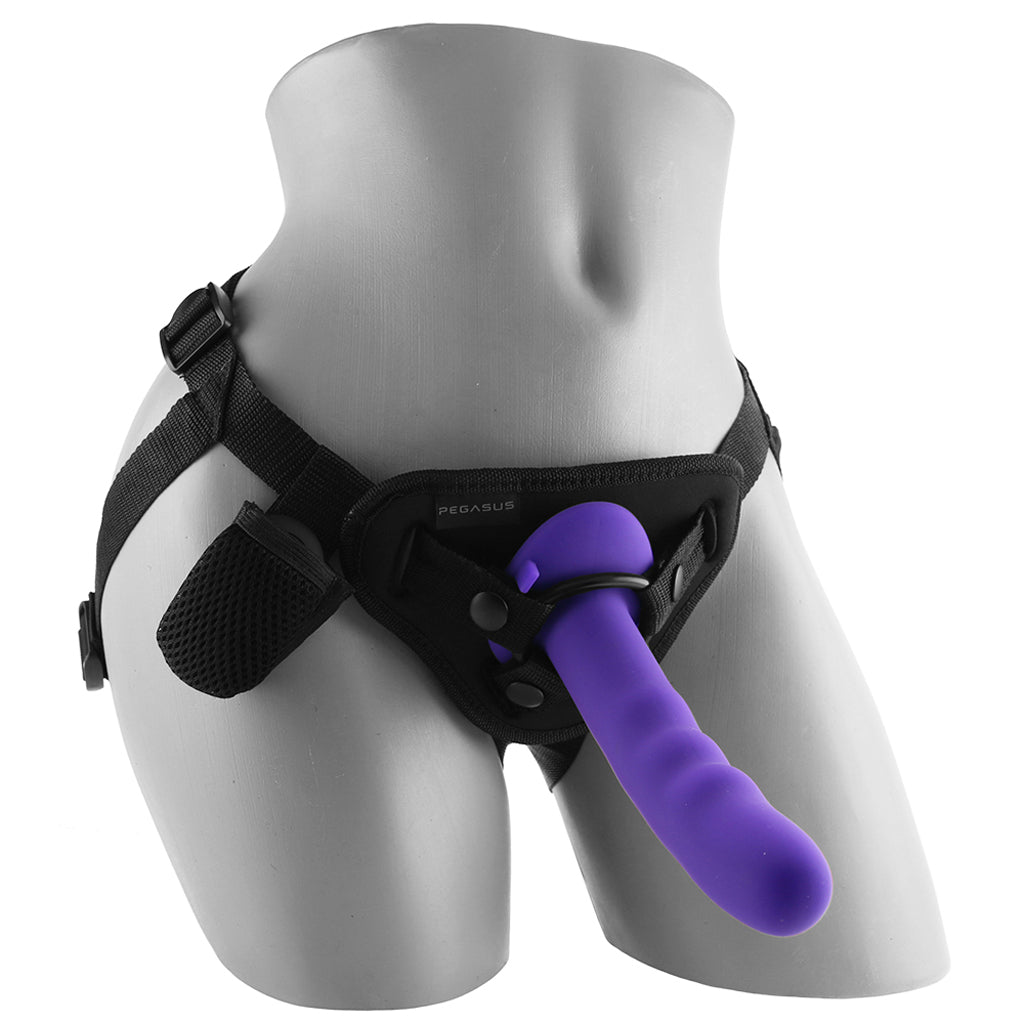 Pegasus Curved Wave 6 Inch Vibrating Pegging Set Vibrators > Strap-On & Wearable