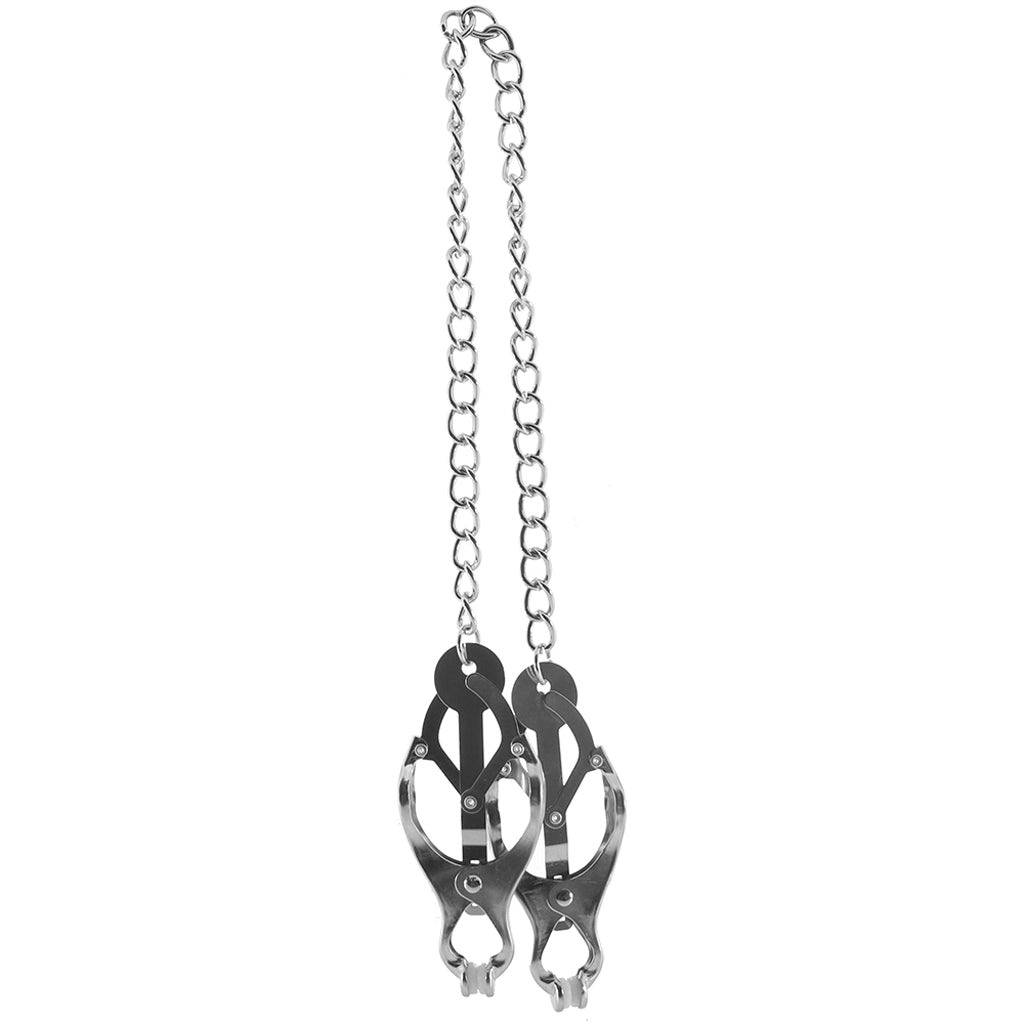 Lux Fetish Japanese Clover Nipple Clips Bondage and Fetish > Nipple Stimulators & Clamps