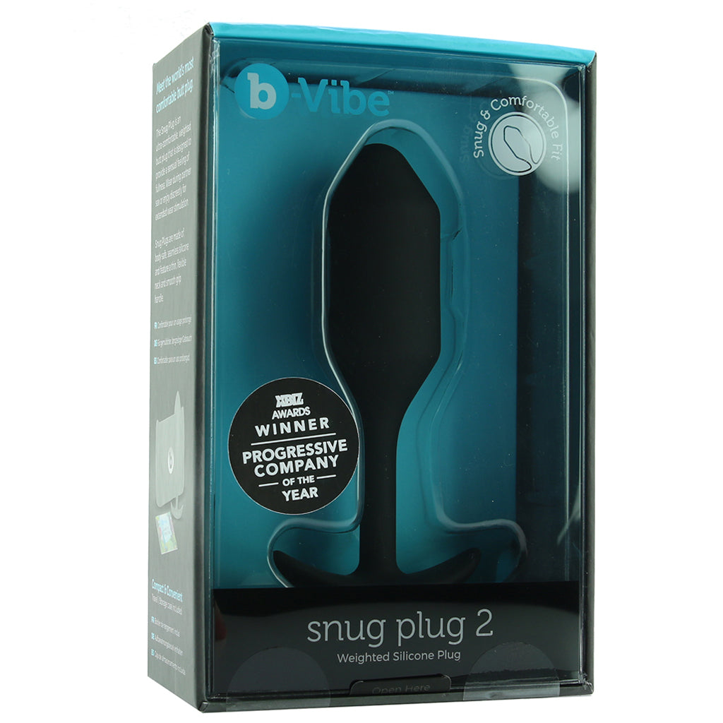 Snug Plug 2 Weighted Silicone Butt Plug Anal Sex Toys > Butt Plugs