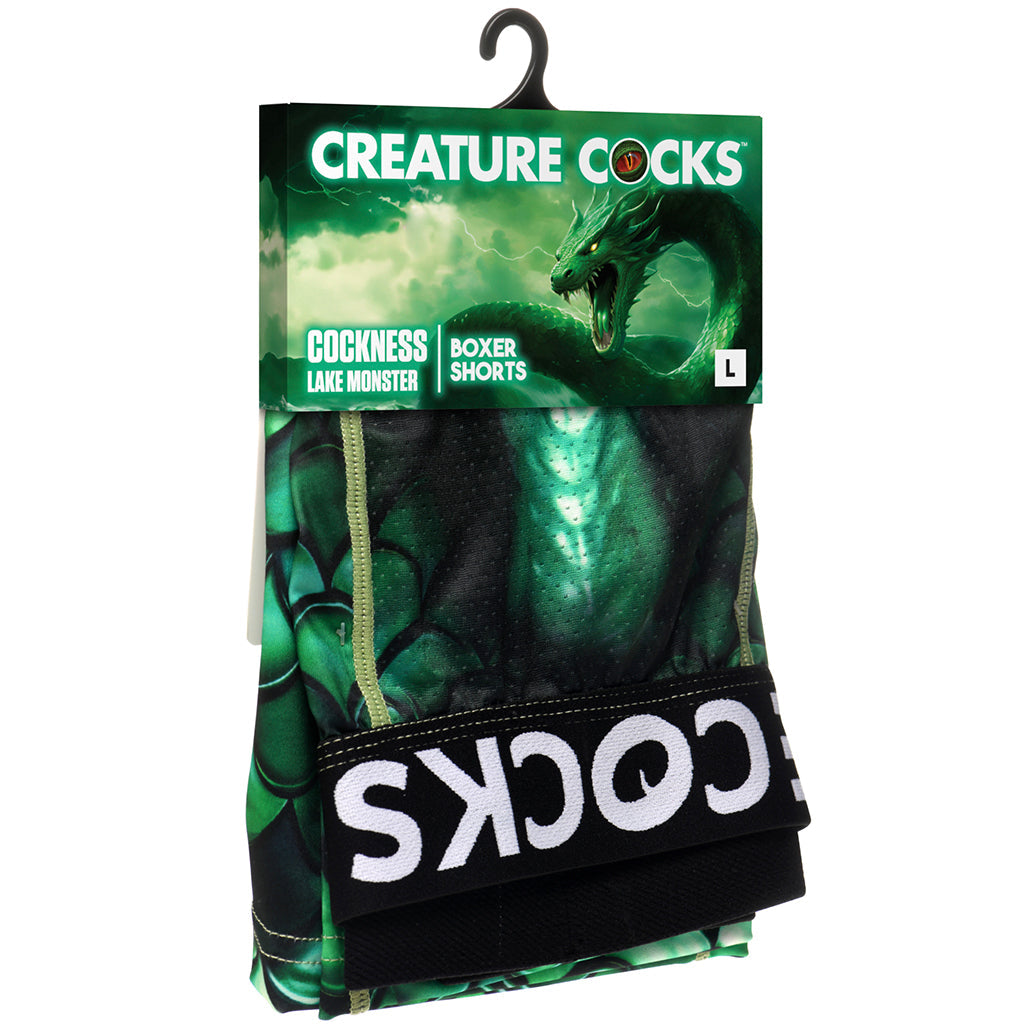 Creature Cocks Cockness Lake Monster Boxer Shorts Novelties 'n Parties > Lingerie