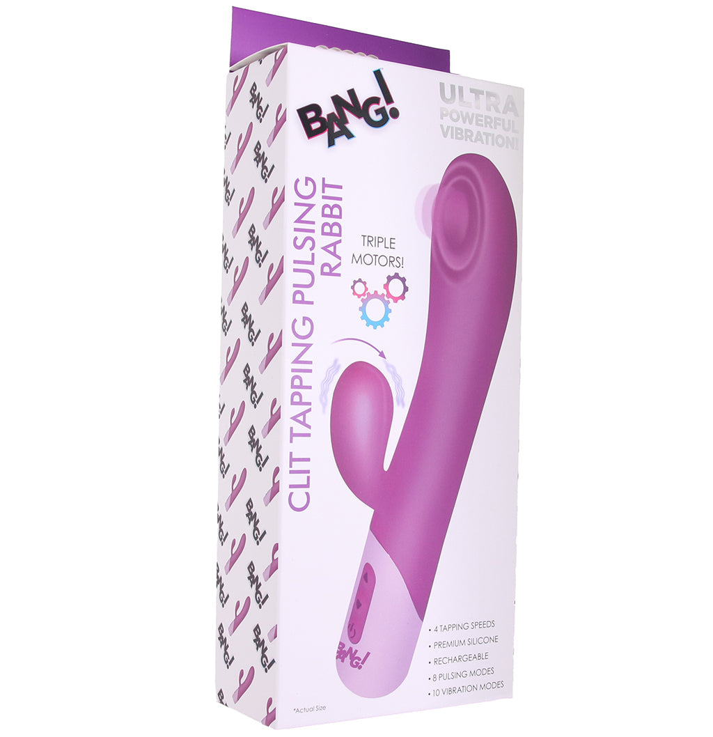 Bang! Clit Tapping Pulsing Rabbit Vibe Vibrators > Rabbit Vibrators