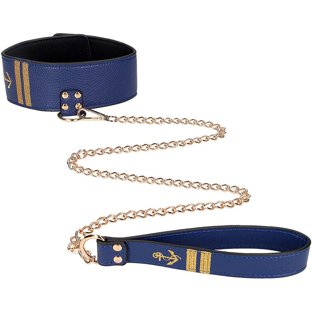 Ouch! Sailor Themed Collar with Leash Bondage and Fetish > Pleasure Masks and Dress Up Play