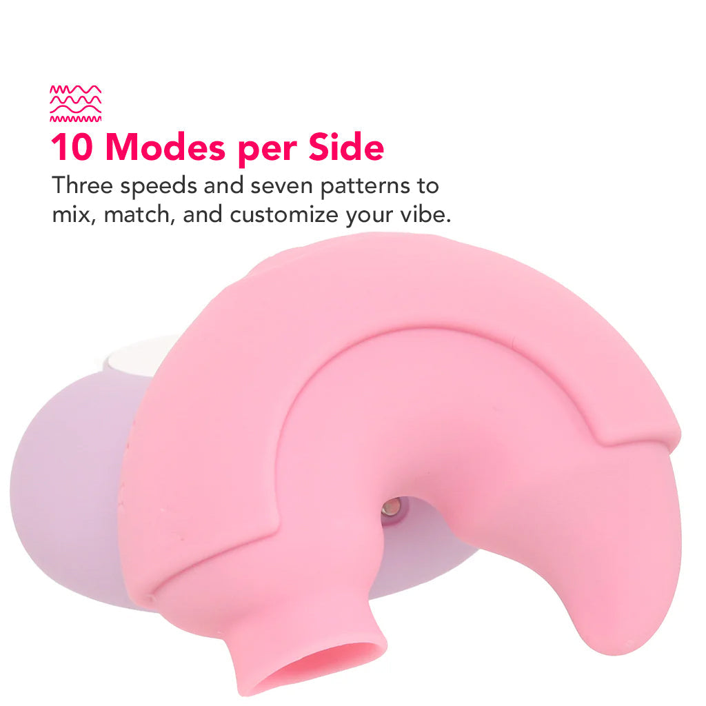 Play with Me Pout & Play Compact Dual Vibe Vibrators > Clitoral Stimulators