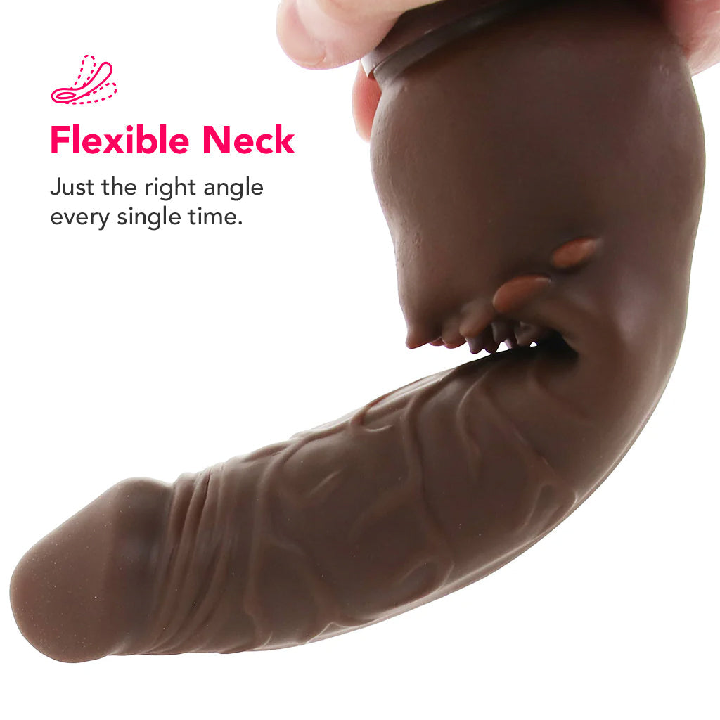 Waterproof Power Stud Cliterrific Vibe in Brown Vibrators > Realistic Vibrator Dildos