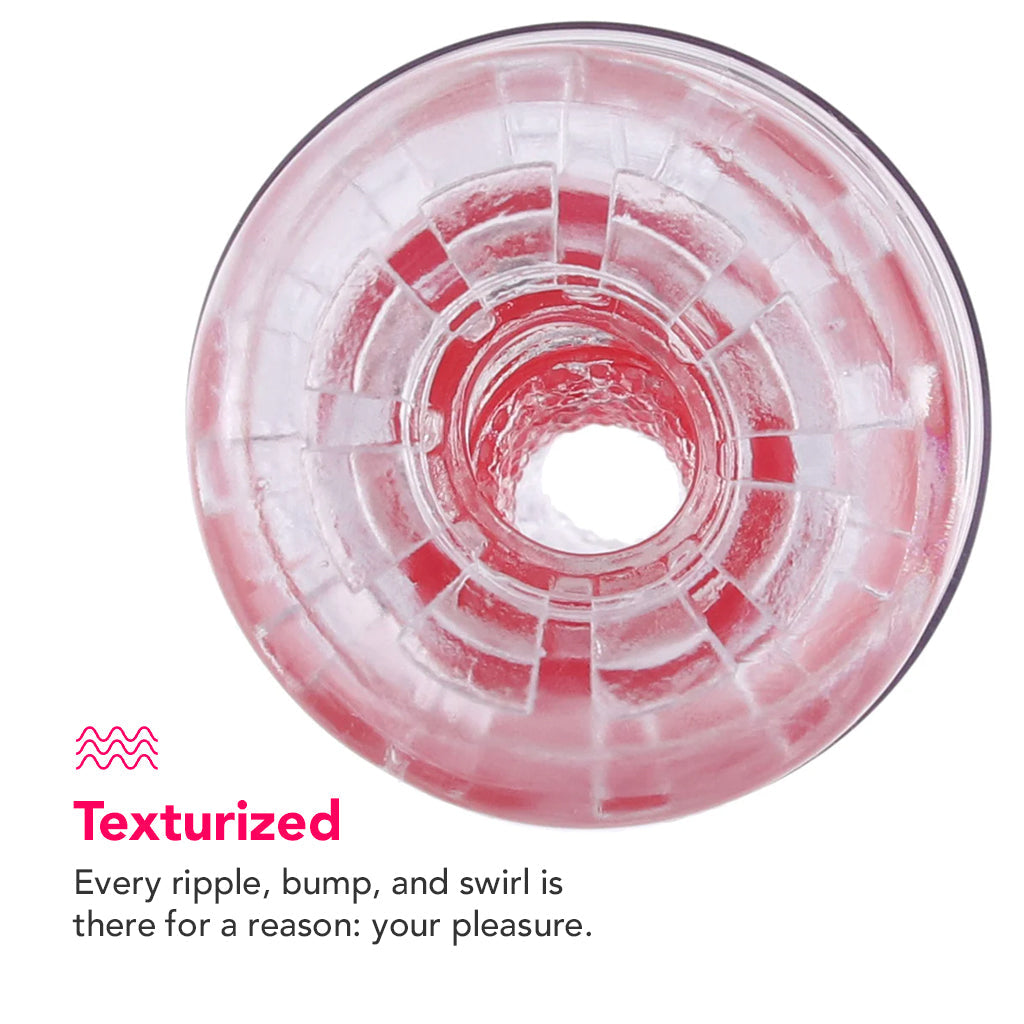 PDX Elite ViewTube 2 See-Thru Stroker Male Masturbators > Discreet Masturbators