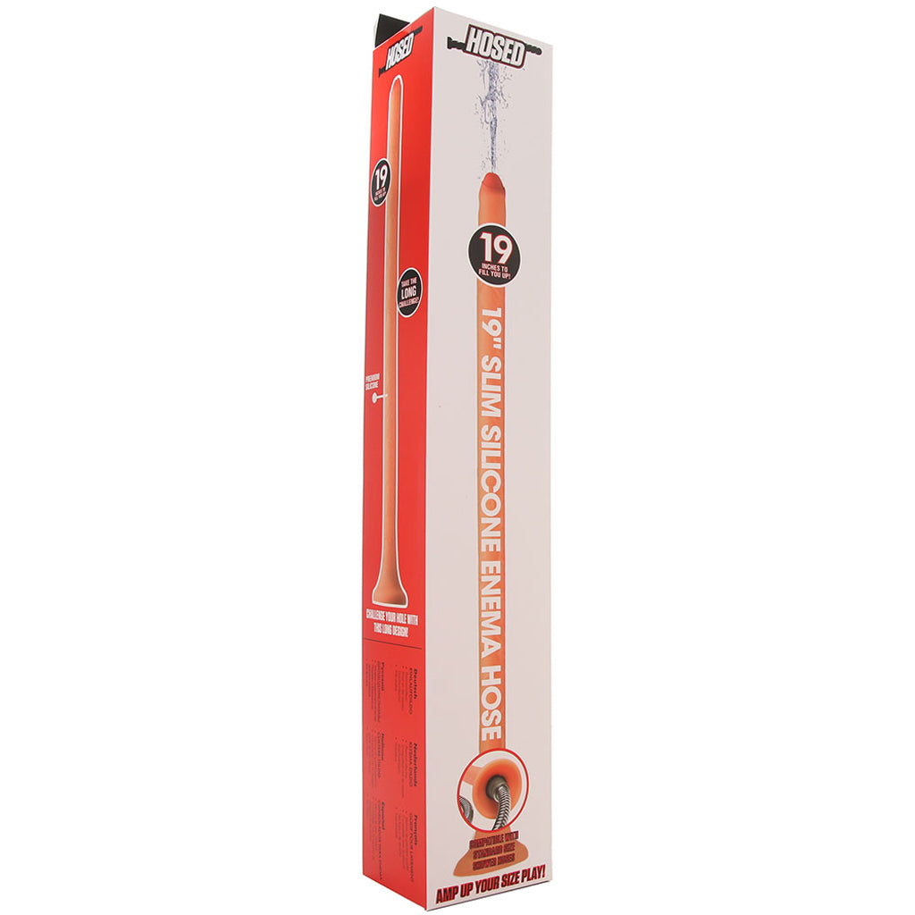19 Inch Slim Realistic Silicone Enema Hose Anal Sex Toys > Douche and Enema