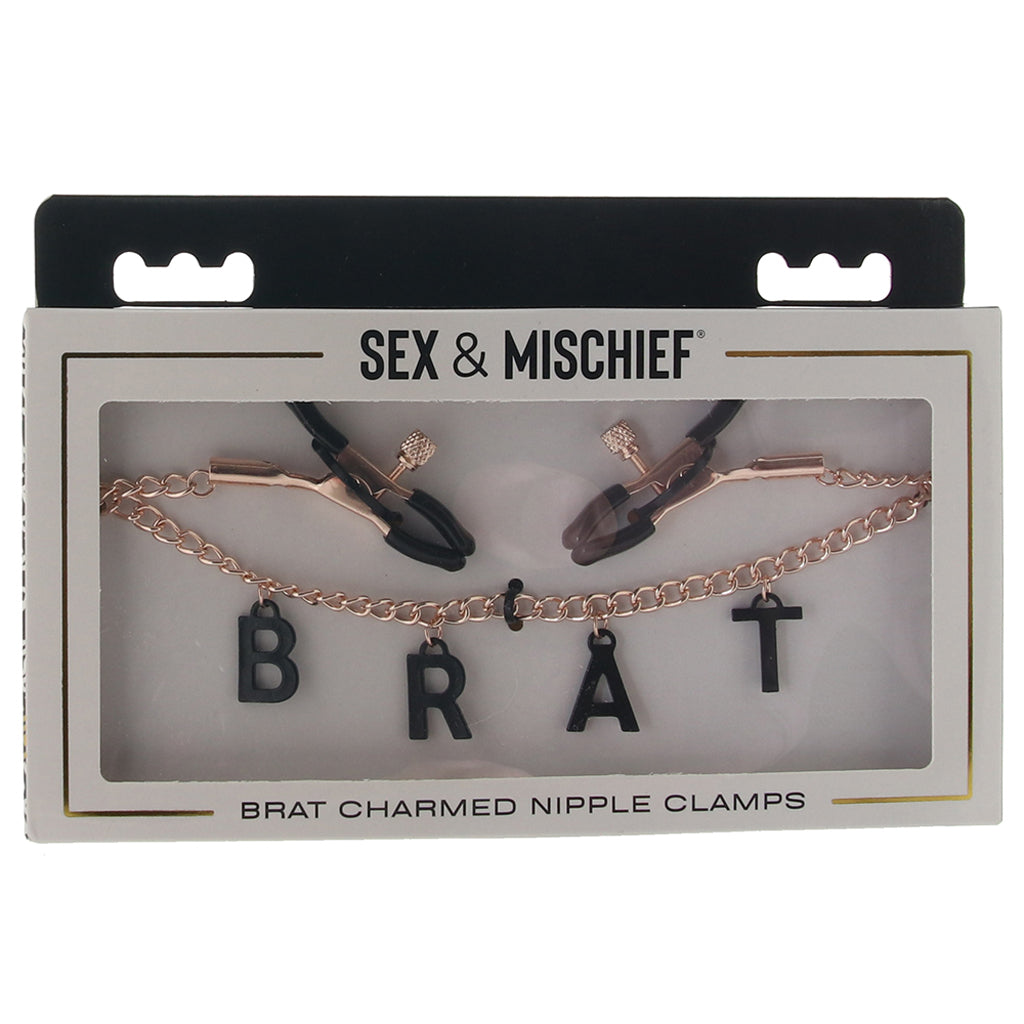 Sex & Mischief Brat Charmed Nipple Clamps Bondage and Fetish > Nipple Stimulators & Clamps