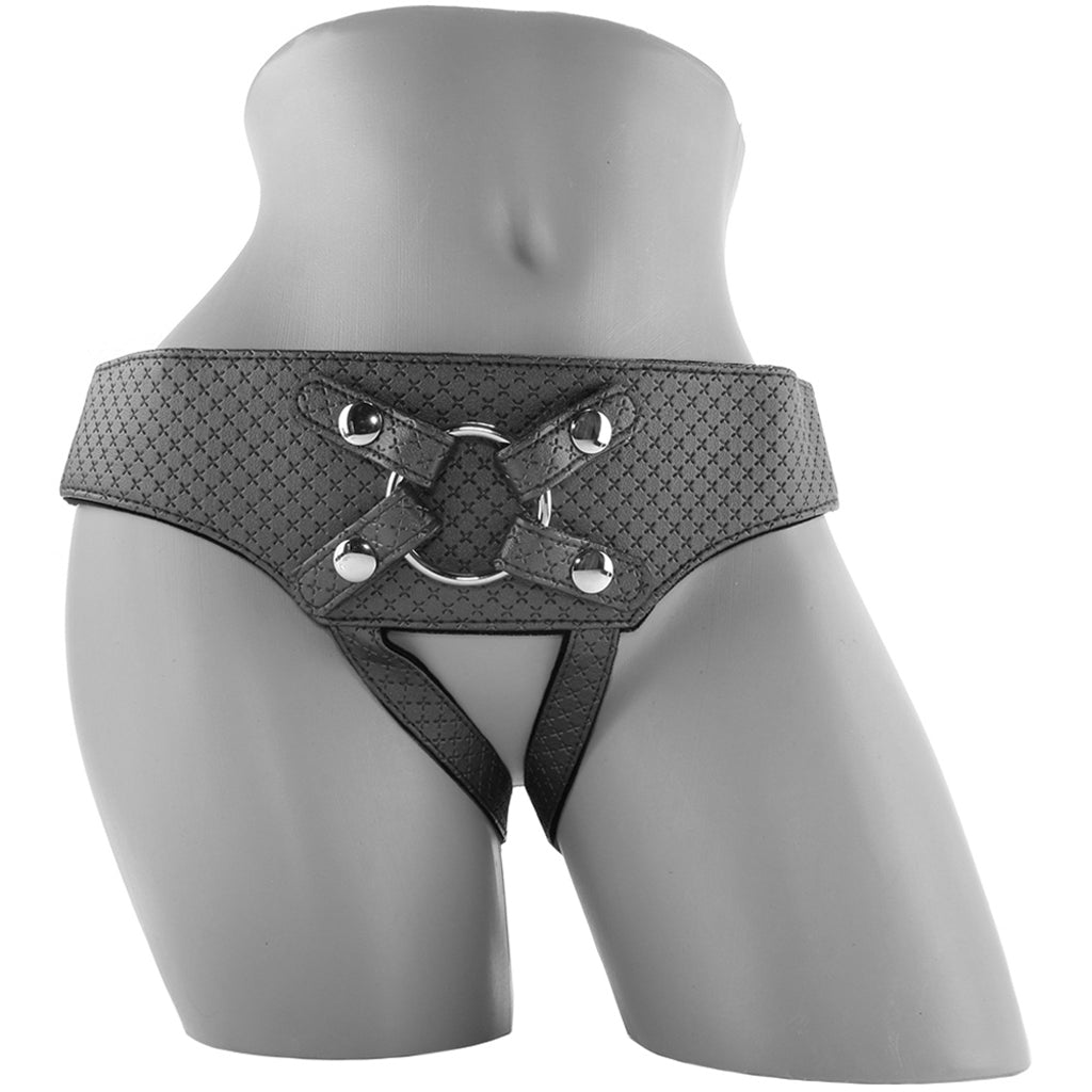 Her Royal Harness The Regal Empress in Pewter Dildo Sex Toys > Strap-On and Harnesses