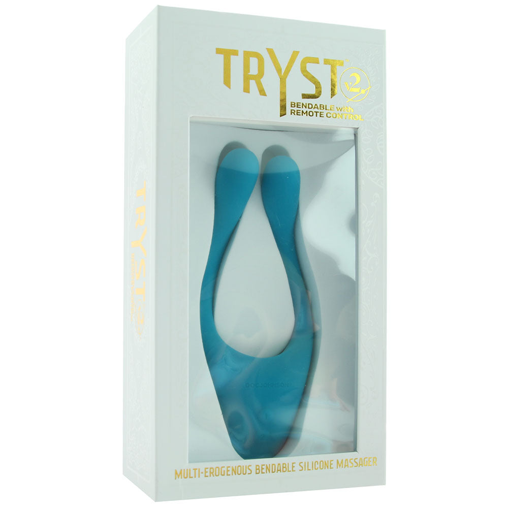 Tryst V2. Multi-Erogenous Silicone Vibe in Teal Vibrators > Clitoral Stimulators