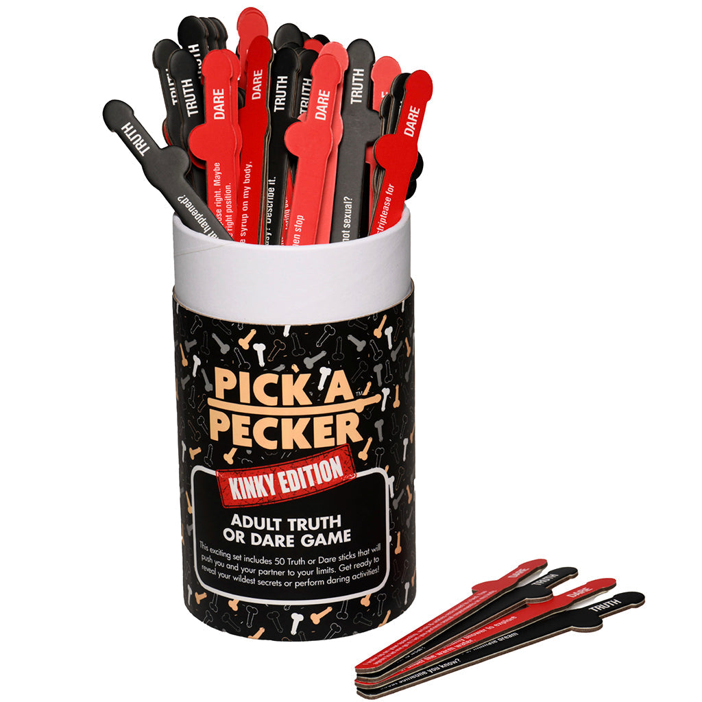 Pick-A-Pecker Kinky Edition Truth or Dare Game Sensual Love > Games