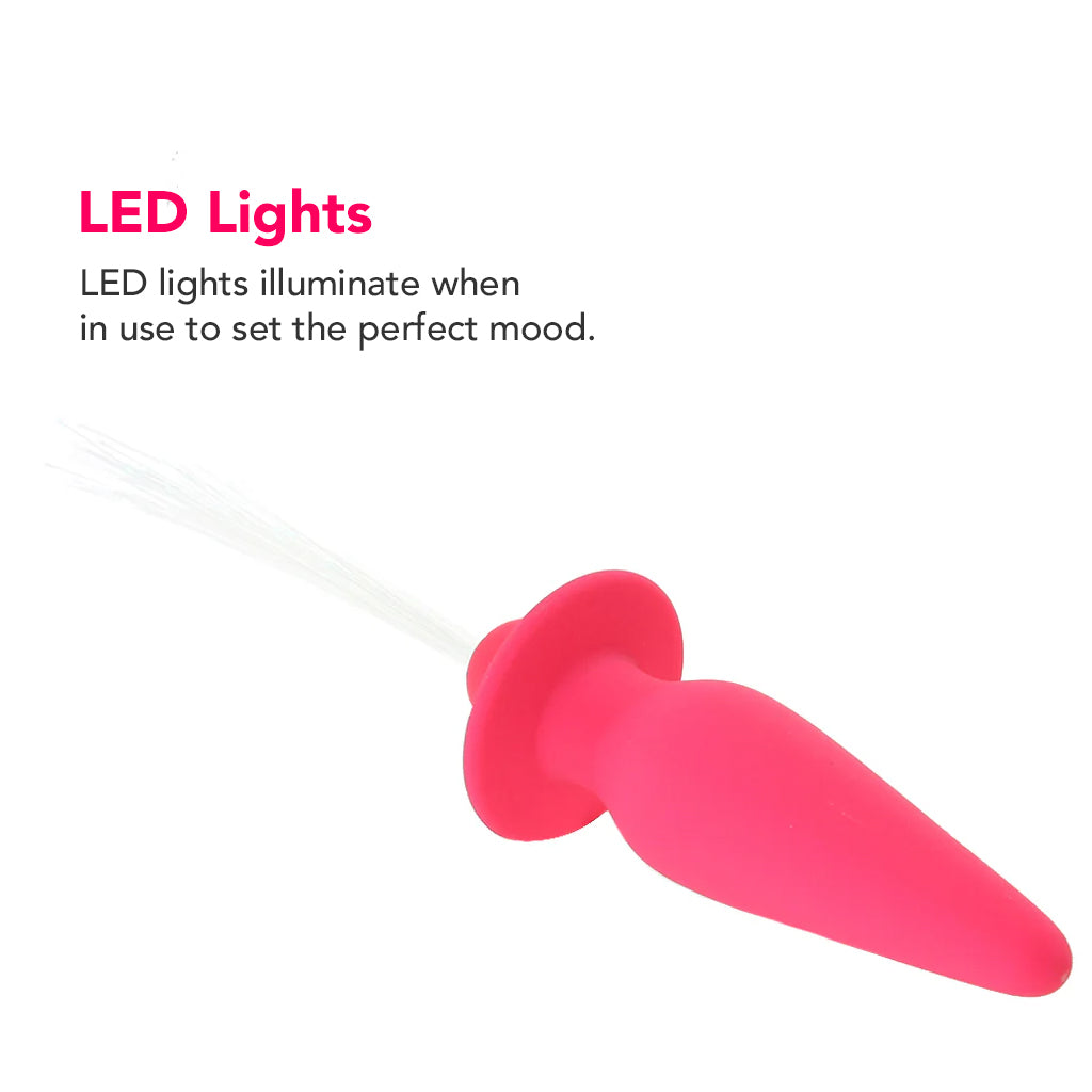 Southern Lights Vibrating Butt Plug in Pink Anal Sex Toys > Butt Plugs