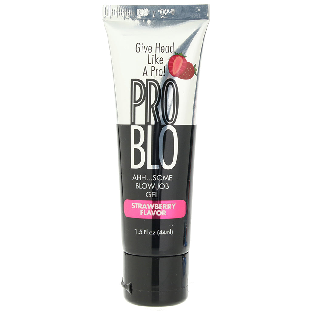 Pro Blo Flavored Oral Gel 1.5oz/44ml in Strawberry Lubes and Lotions > Sexual Stimulants