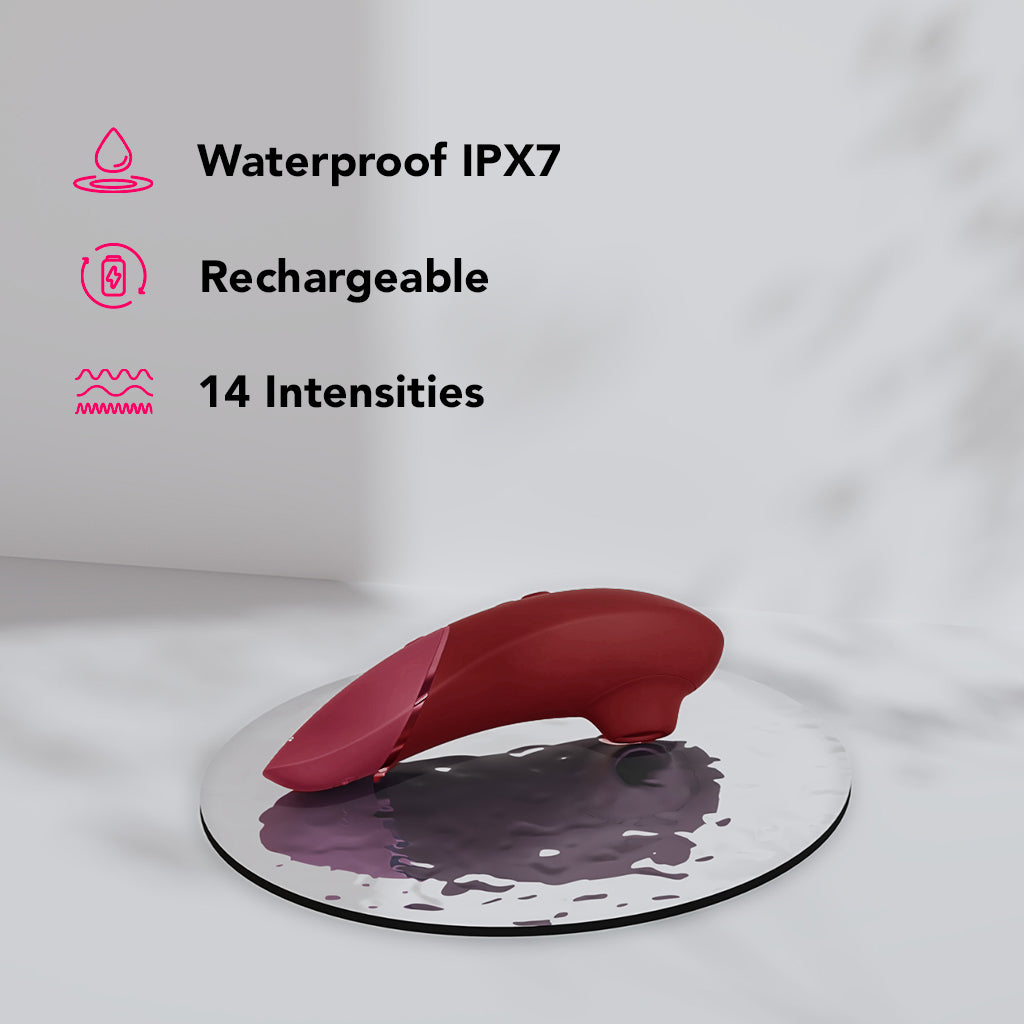 Womanizer Next 3D Pleasure Air Stimulator in Bordeaux Vibrators > Clitoral Stimulators