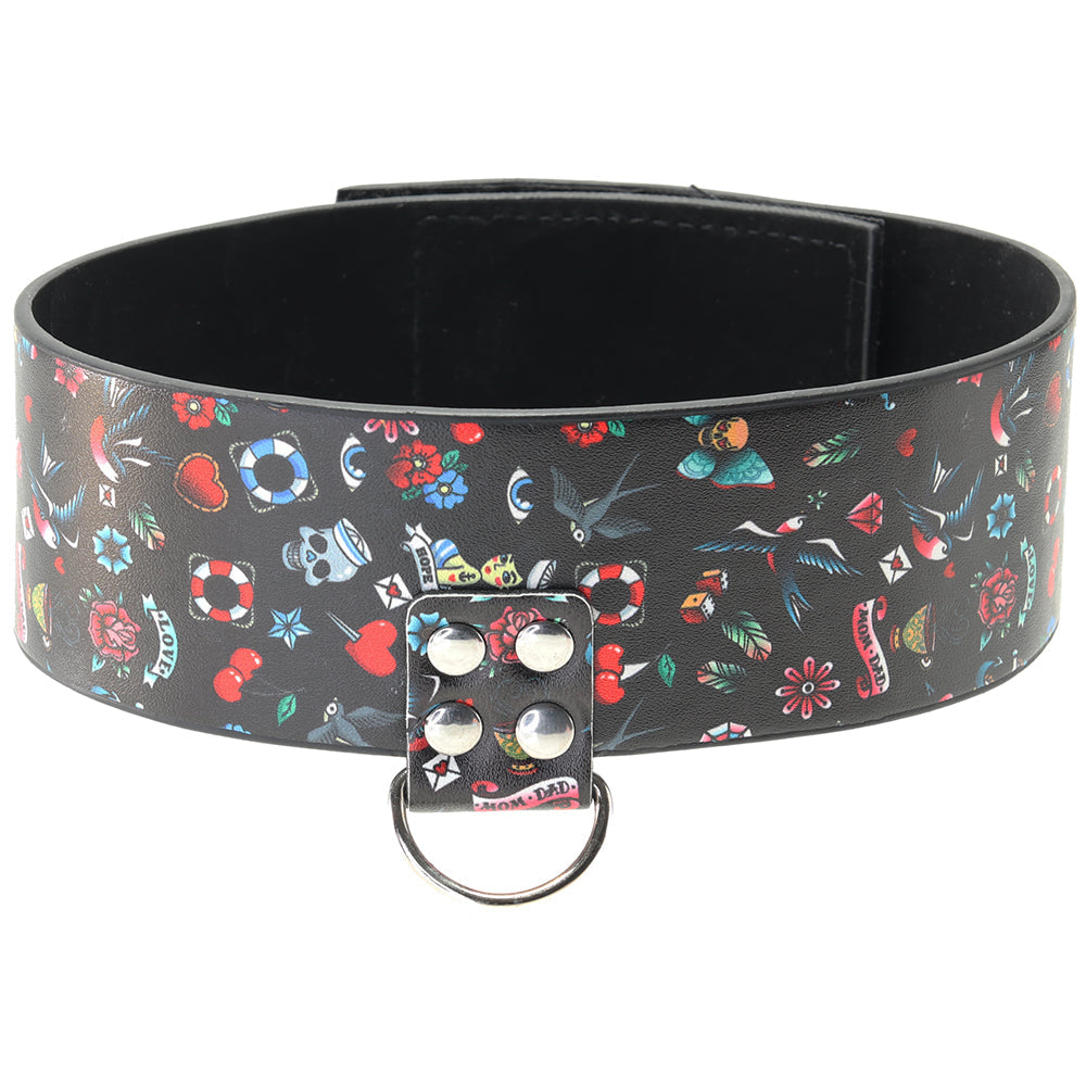 Ouch! Old School Tattoo Leash & Collar Bondage and Fetish > Leashes and Collars