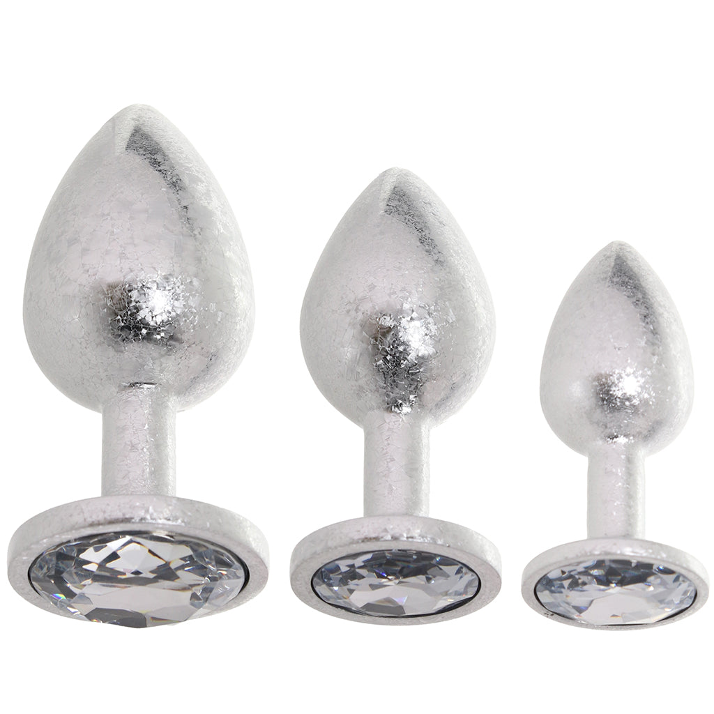Ouch! New York Collection Metal Anal Plug Set Anal Sex Toys > Butt Plugs