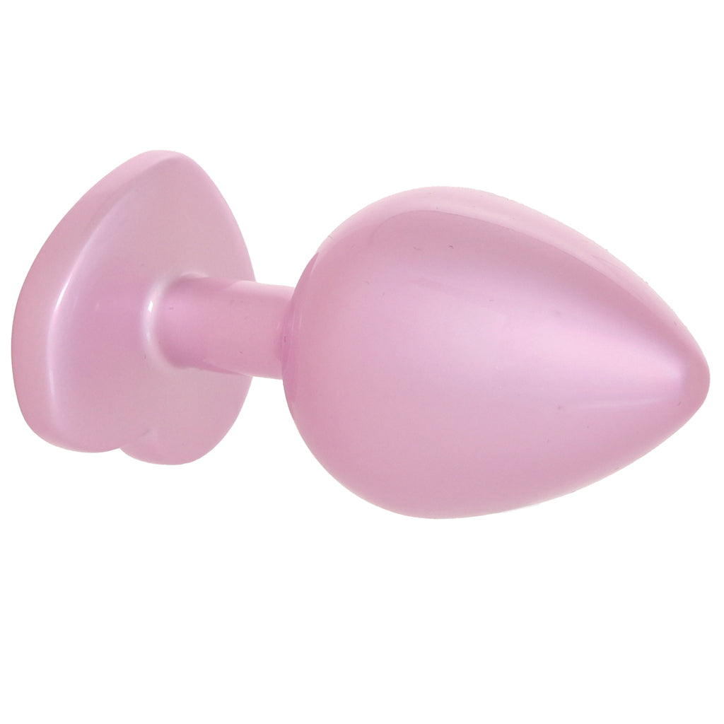 Booty Bling Pink Metal Jewelled Butt Plug in Medium Anal Sex Toys > Butt Plugs