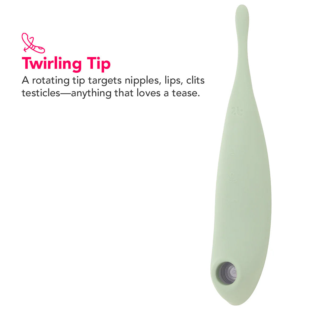 Satisfyer Twirling Pro + Air Pulse Vibe Vibrators > Clitoral Stimulators