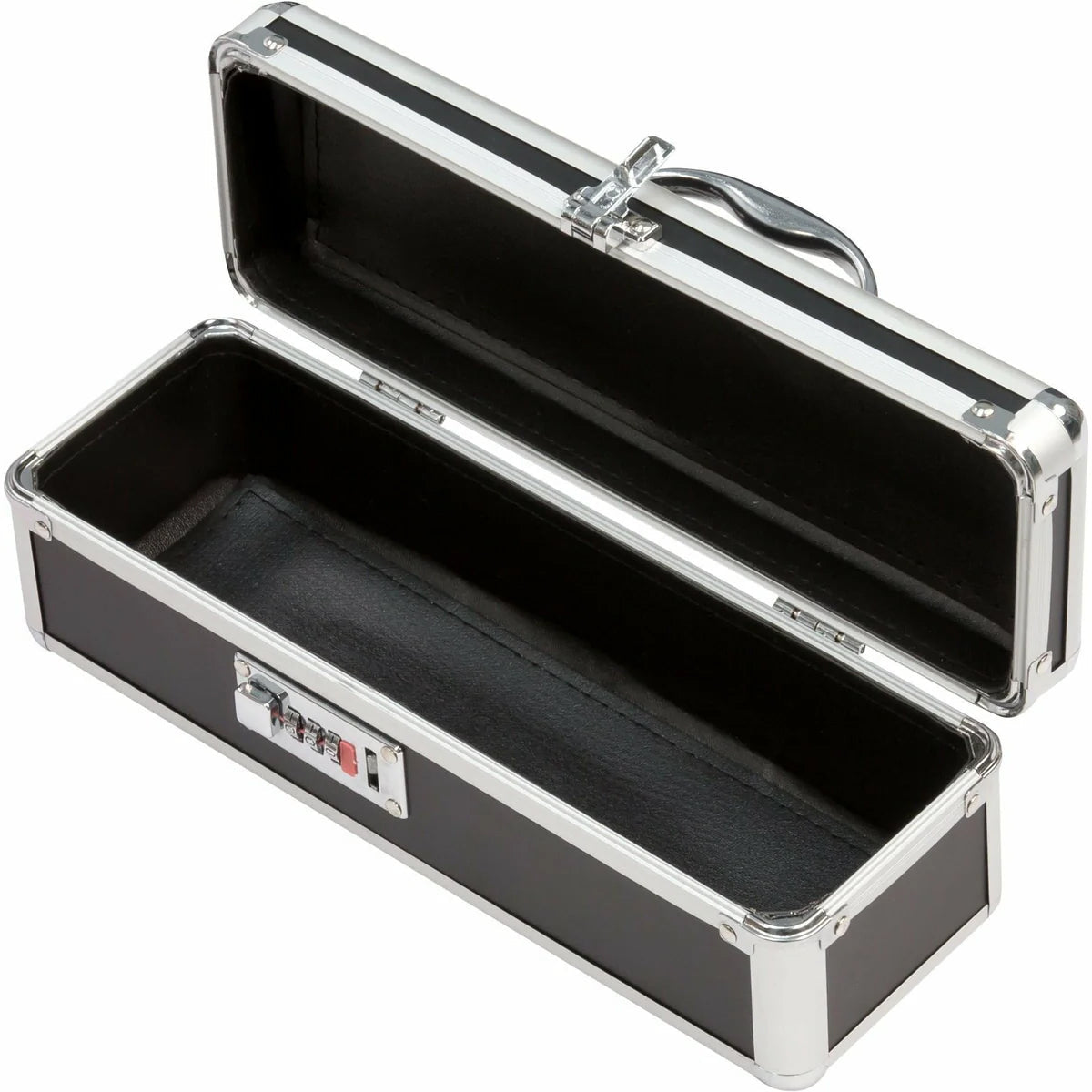 Simple and True Lockable Small Vibrator Case in Black Toy Storage