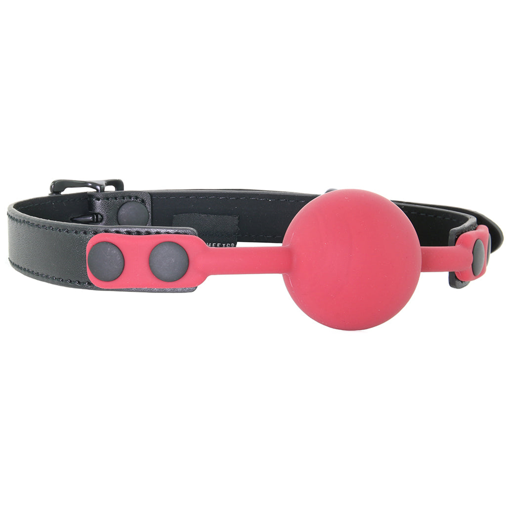 Saffron Silicone Ball Gag Bondage and Fetish > Ball Gags & Mouth Restraints