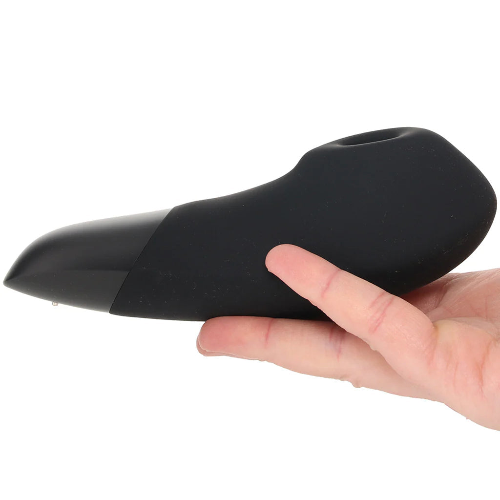 Womanizer Enhance Pleasure Air Vibe in Black Vibrators > Clitoral Suction & Stimulation