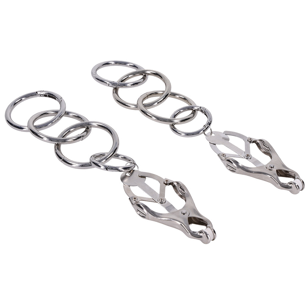 Edge Tuggable Clover Clamps Bondage and Fetish > Nipple Stimulators & Clamps