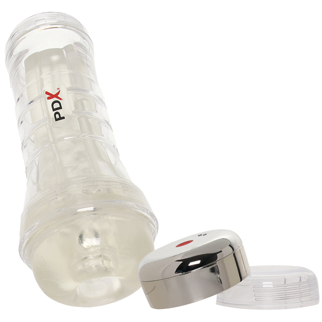 PDX Elite ViewTube XXL LED Stroker Male Masturbators > Self-Contained Strokers
