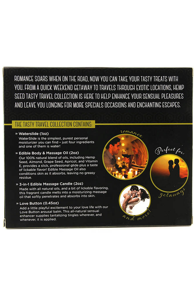 Hemp Seed Tasty Travel Set in Strawberry Sensual Love > Massage