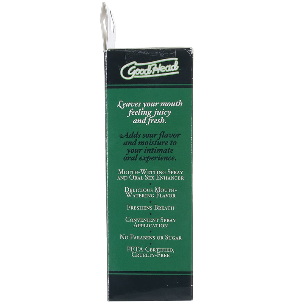 GoodHead Juicy Head Sours Mouth Spray 2oz/59ml in Apple Lubes and Lotions > Flavored Sex Lubes