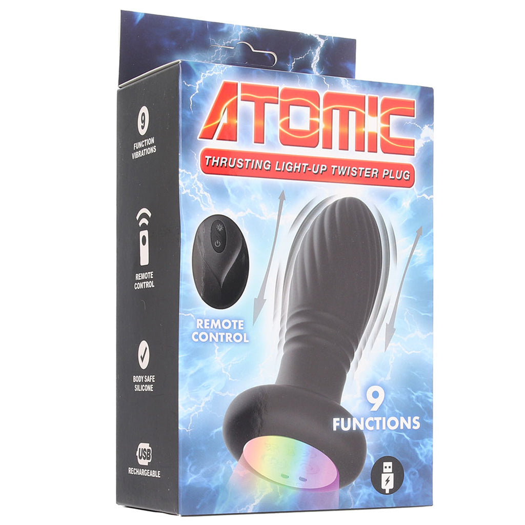 Atomic Thrusting Light-Up Plug Anal Sex Toys > Butt Plugs