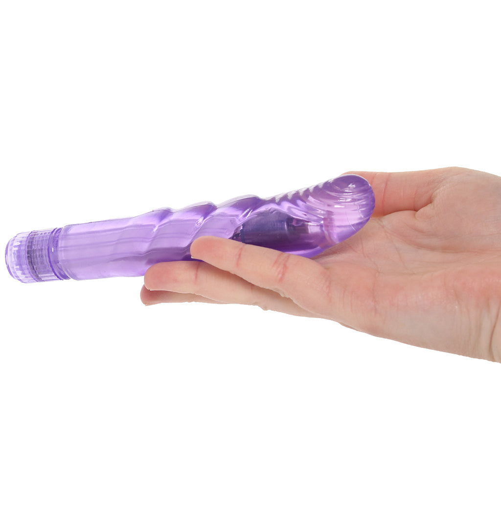 Basic Essentials Slim Softee Vibe in Purple Vibrators > G-Spot Vibrators