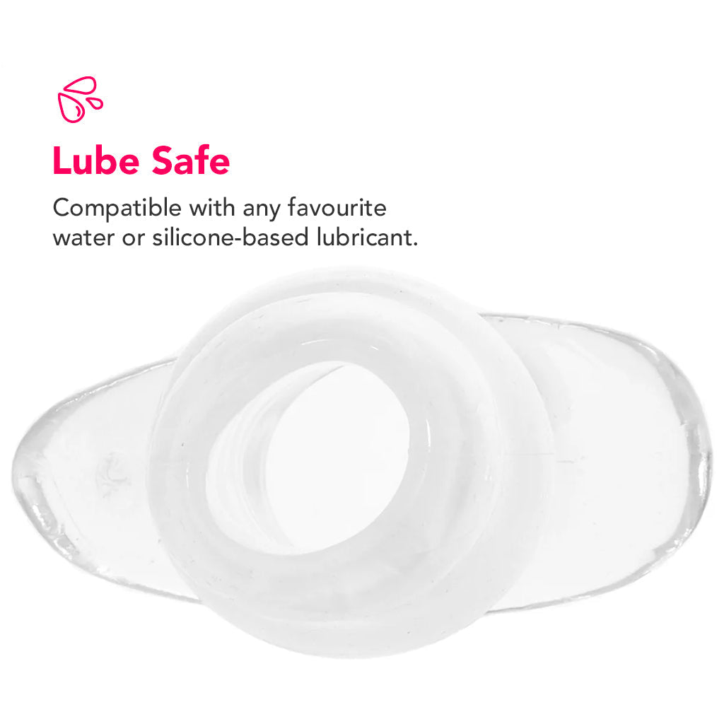 Master Series Clear View Hollow Anal Plug Anal Sex Toys > Butt Plugs